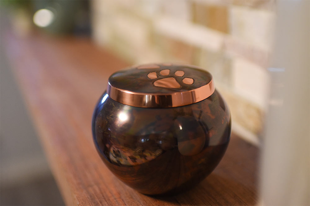 Odyssey Copper Raku Pet Urn - Image 3