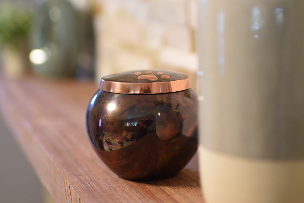 Odyssey Copper Raku Pet Urn - Image 2