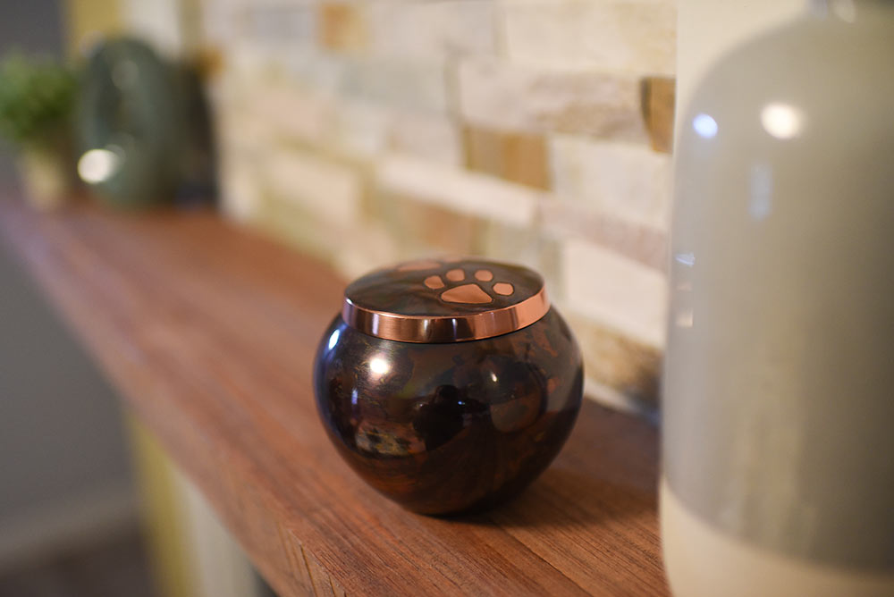 Odyssey Copper Raku Pet Urn - Image 4