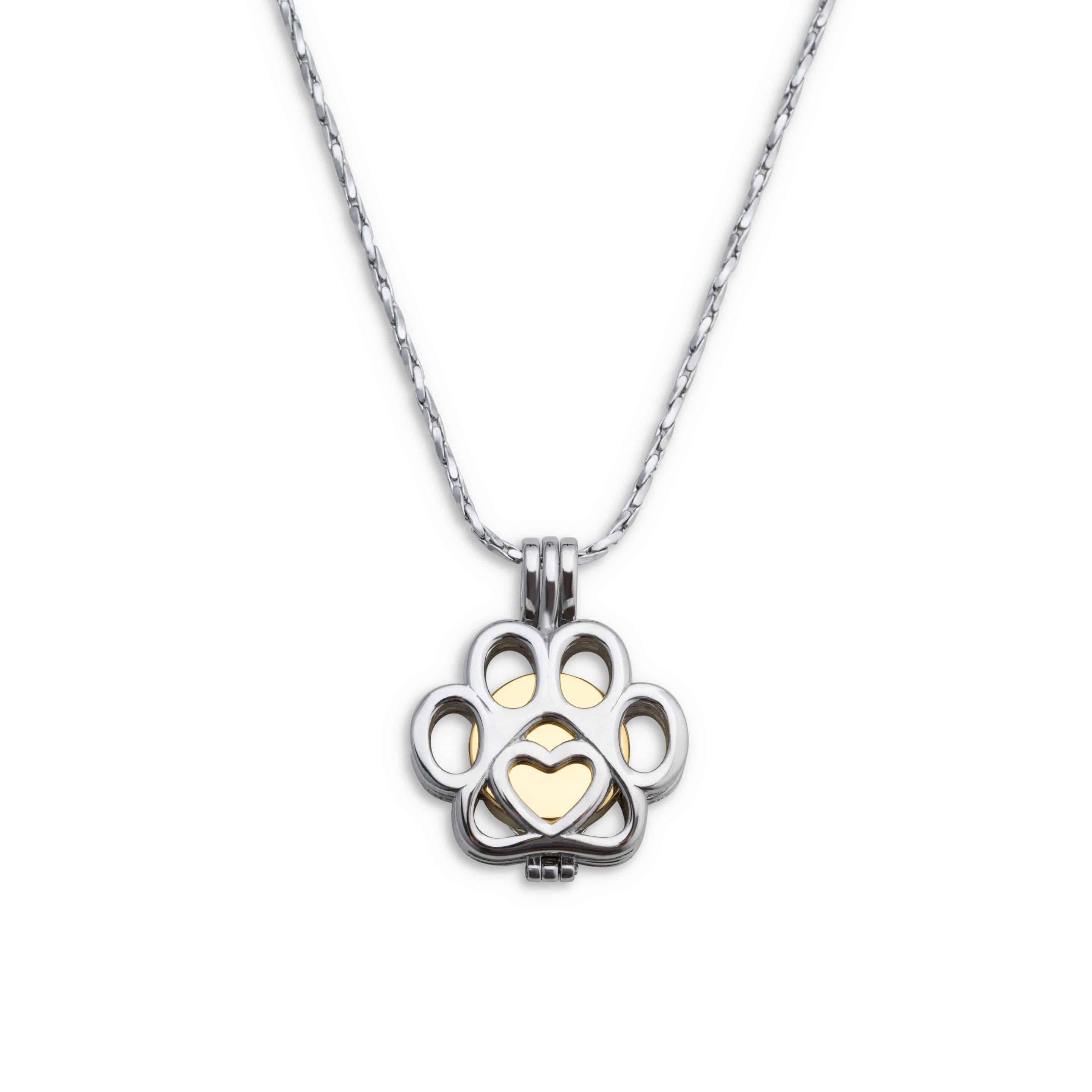 Paw Print Cage Pendant - Image 3