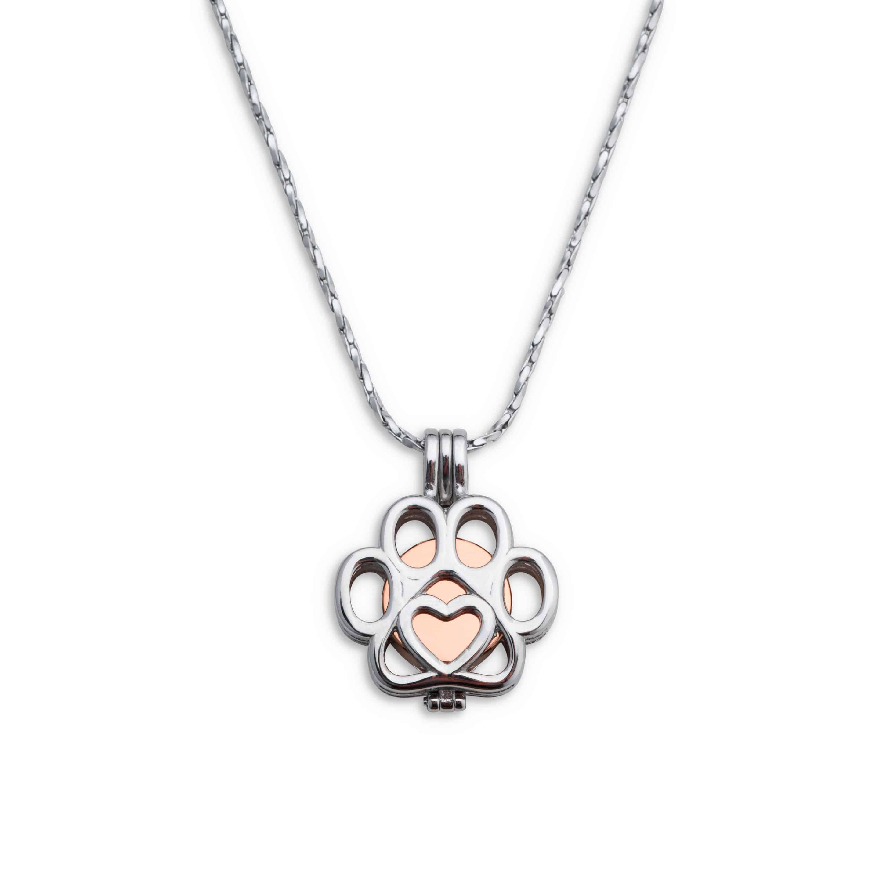 Paw Print Cage Pendant - Image 2