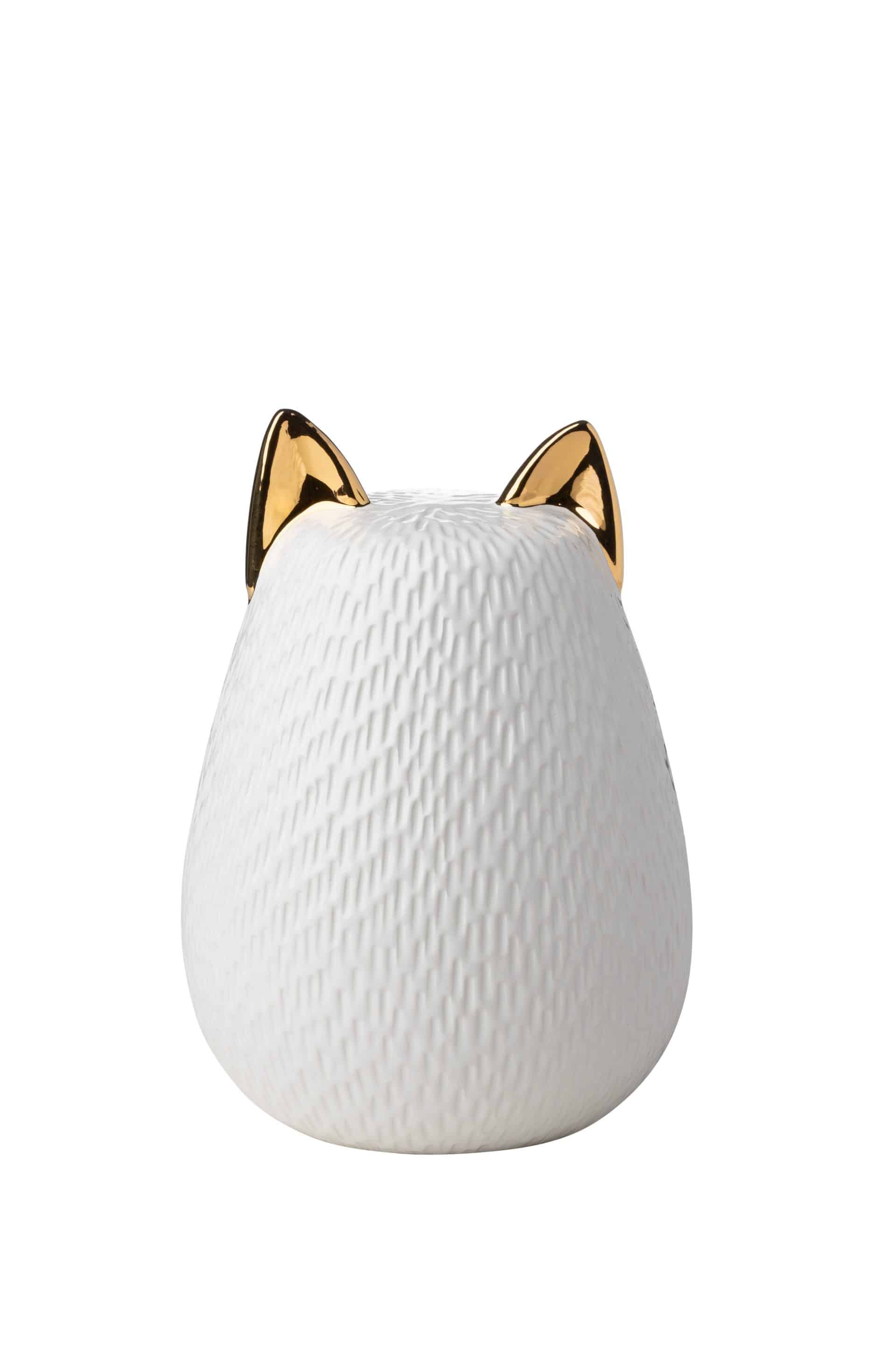 "Golden Ear" Cat Urn